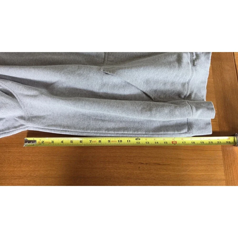 Carhartt Men's Grey Hooded Jacket Size 3XL Loose Fit